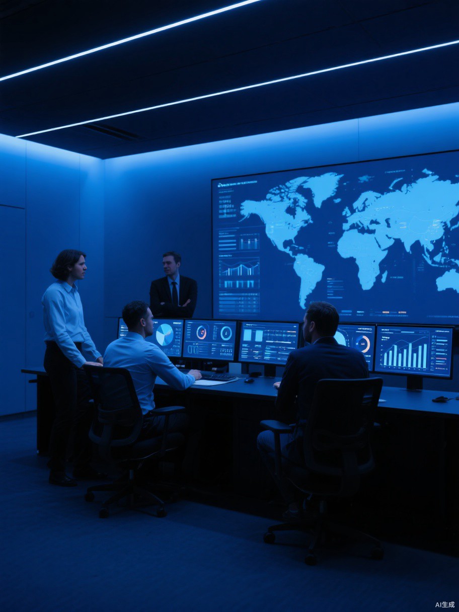 Global acquisition team reviewing campaign signals